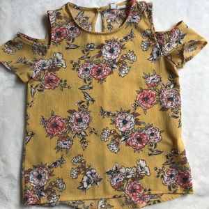 Tilly’s Yellow Floral Print Blouse